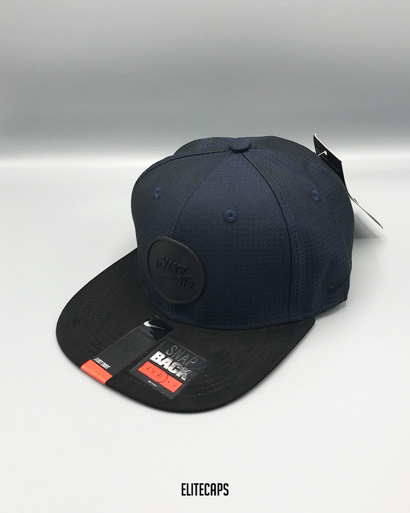 NKE Navy Obsidian Black Air Snapback - C0396