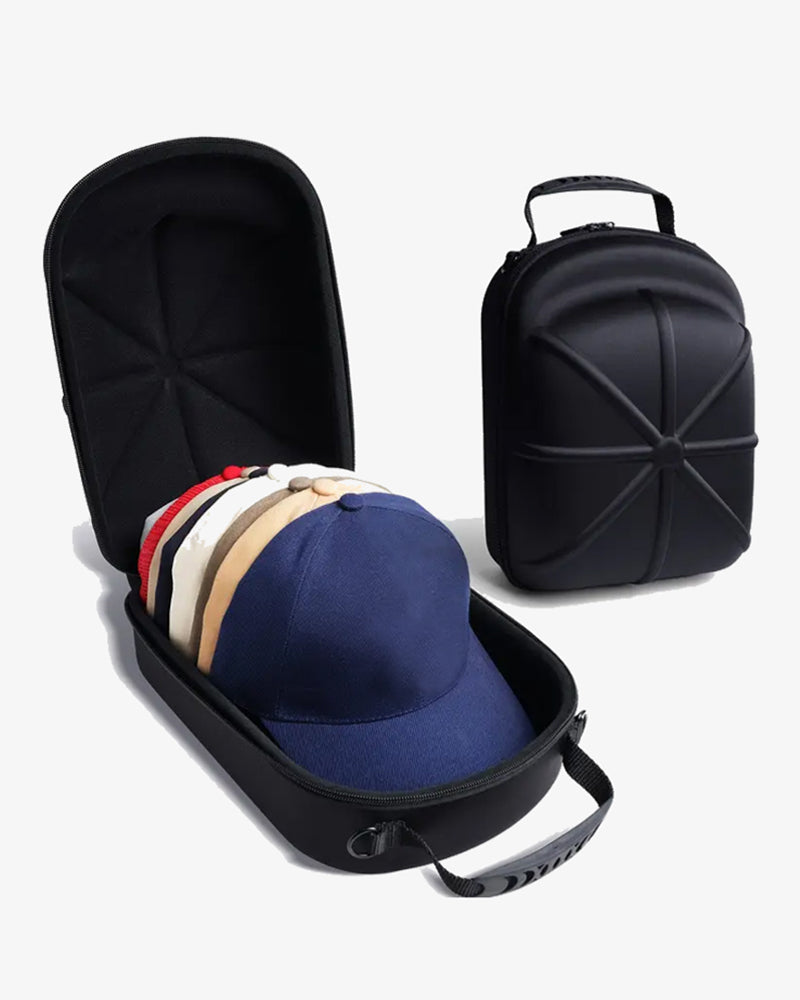 Hard Shell Cap Carrier Case Black BG001 Elite Caps hard-shell-cap-carrier-case-black-bg001-elite-caps