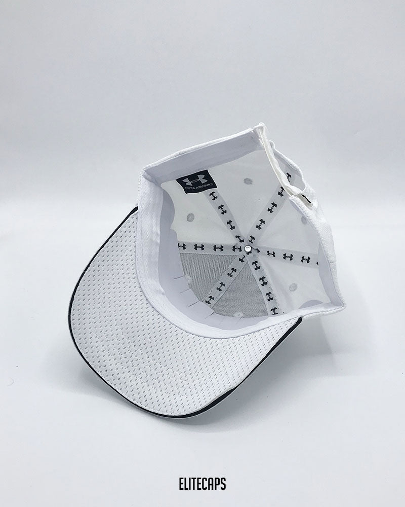 White UA Mesh Cap - C0348