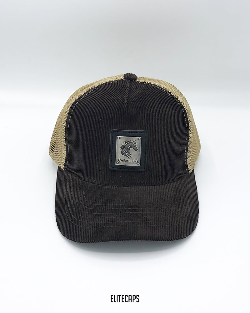 Versatile Corduroy Trucker Cap - C0300
