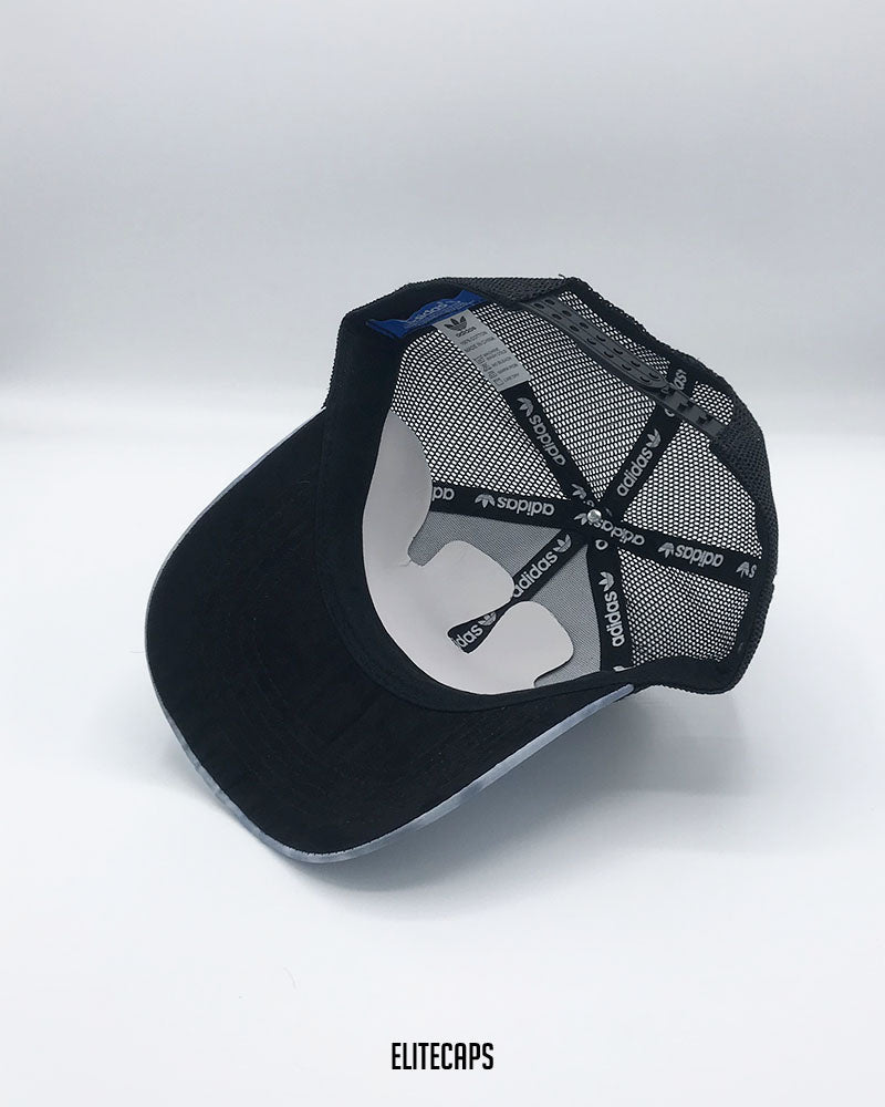 ADI Grey Tie-Dye Trefoil Trucker Cap - C0373