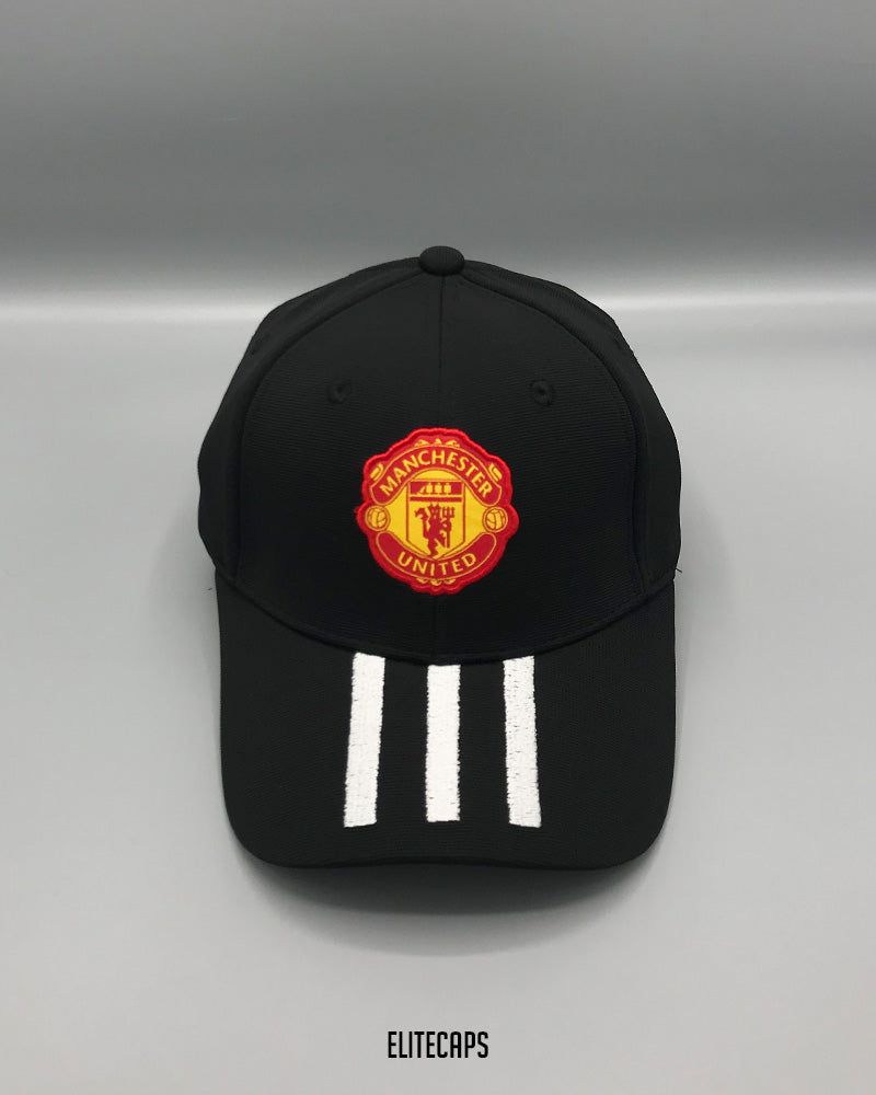 Black M-United ADID Embroidered Baseball Cap - C0393