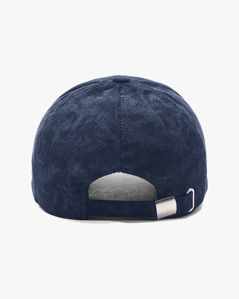 Premium New York Navy Versatile Corduroy Cap - C0261