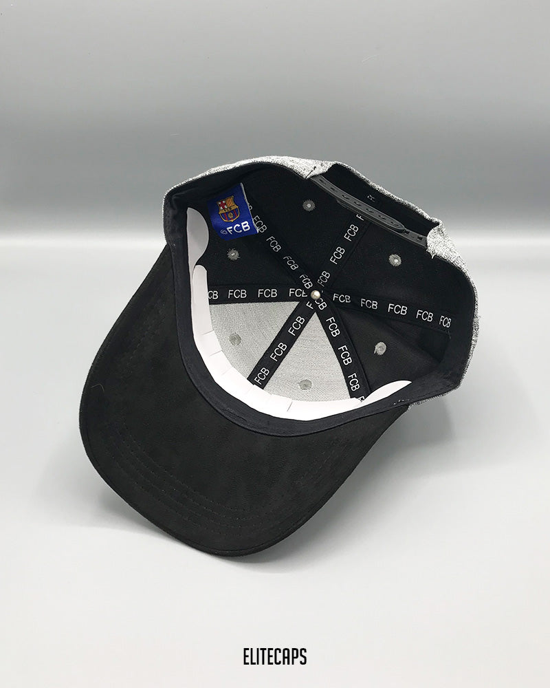 FCB-NKE Grey Two-Tone Baseball Cap - C0383