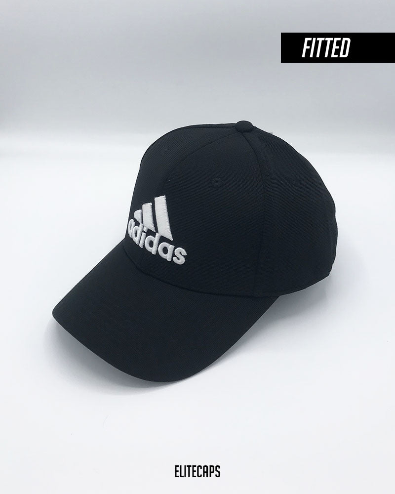 ADI Black Fitted Cap C0369 – Elite Caps