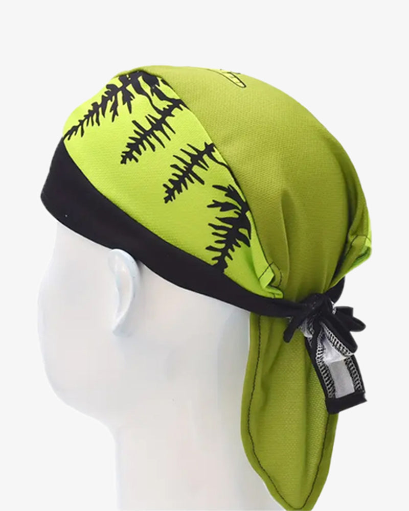 Green Quick-Dry Pirate Biker Bandana - B008