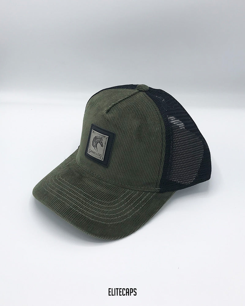 Versatile Corduroy Trucker Cap - C0300