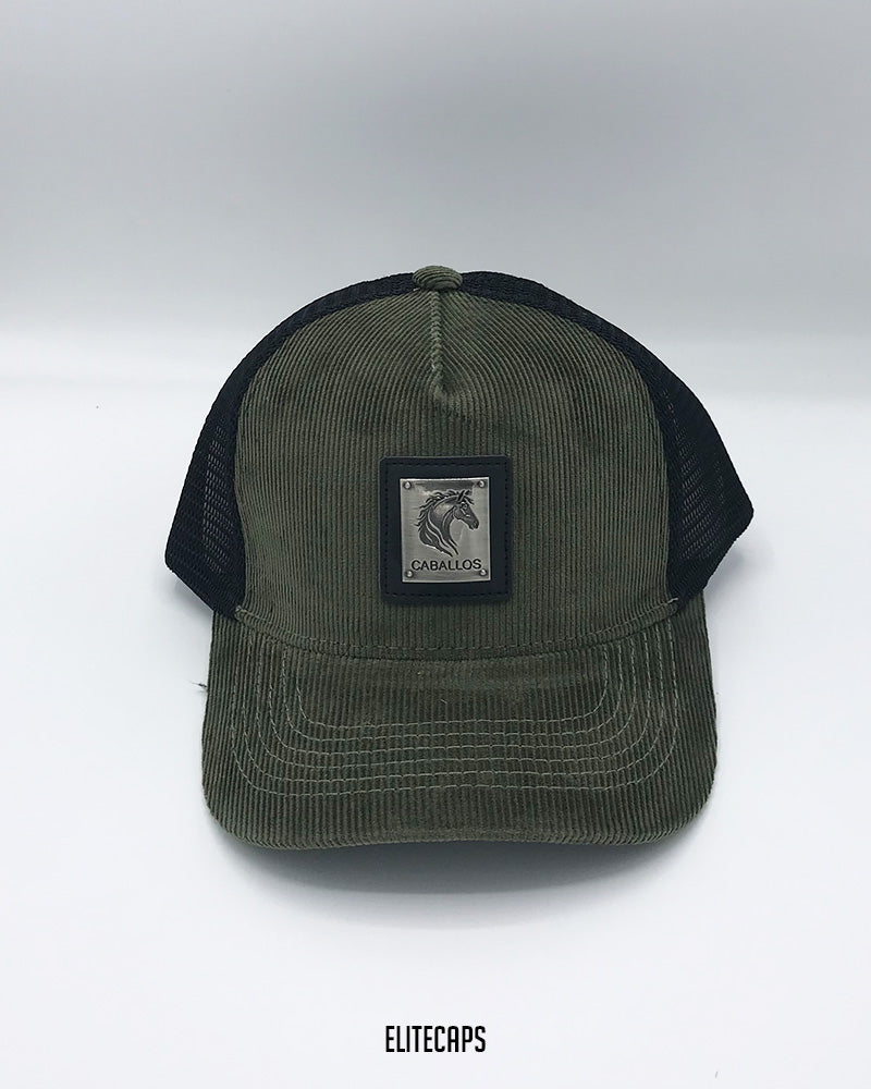 Versatile Corduroy Trucker Cap - C0300