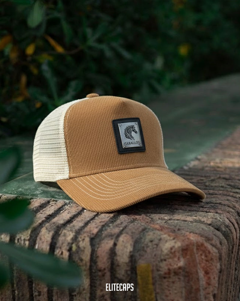 Versatile Corduroy Trucker Cap - C0300