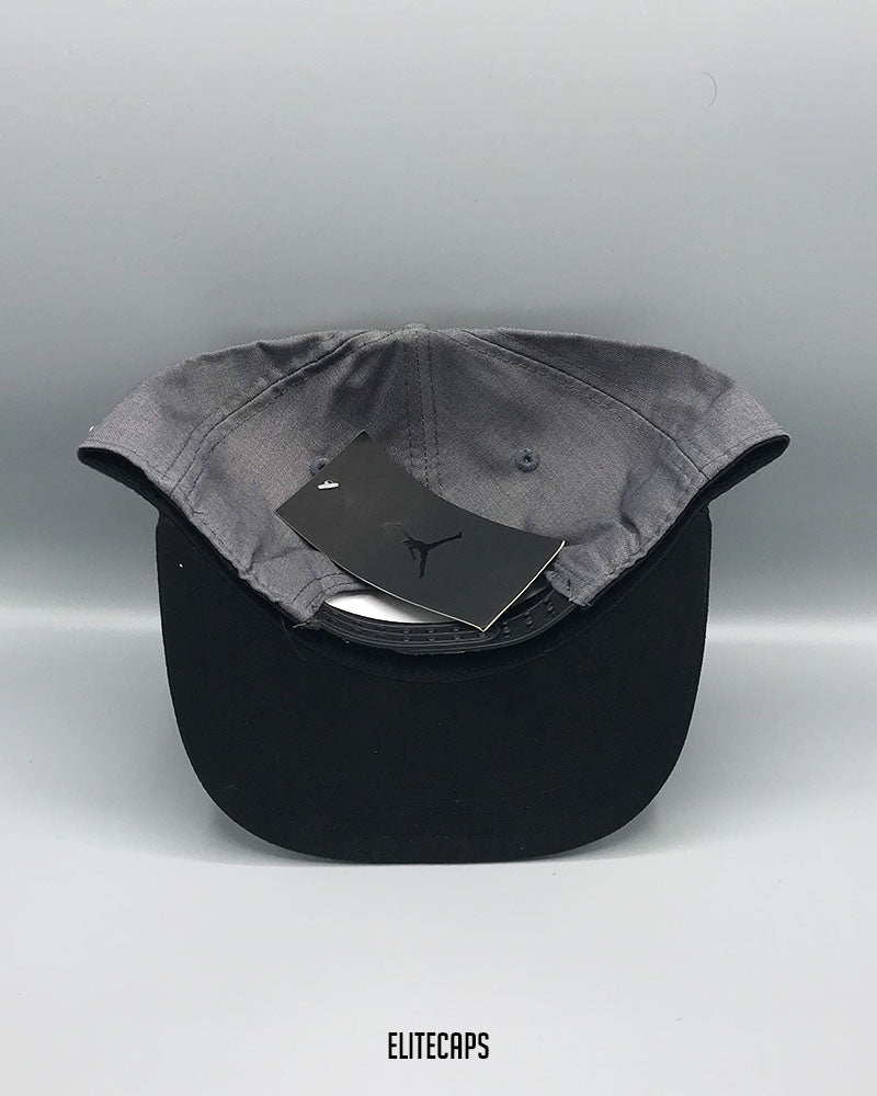 JDN Grey Black Nike Air Snapback Cap - C0419