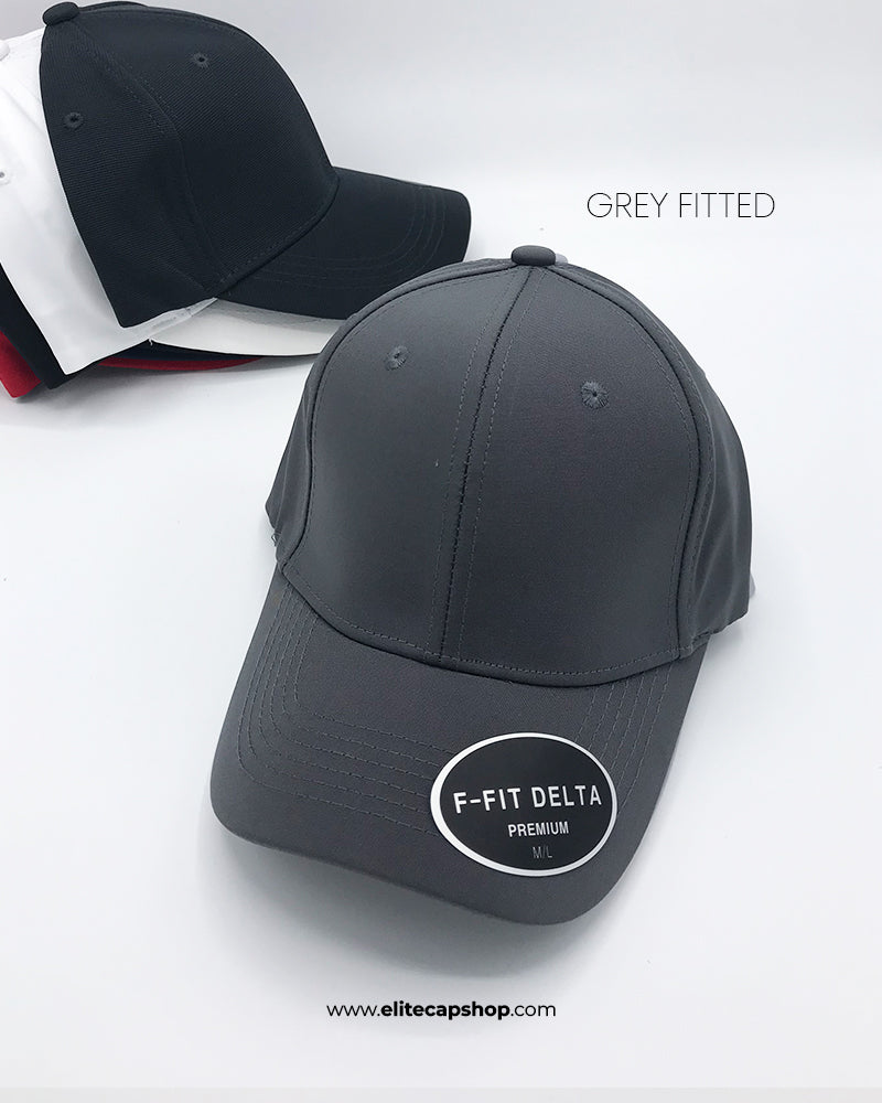 Grey Fitted Cap - FLEXFIT - FC026