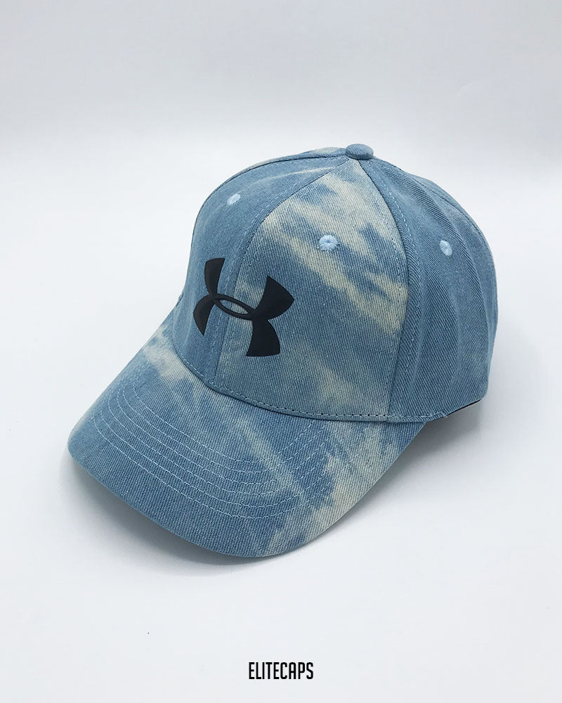 UA Blue & Beige TIE-DYE Denim Cap - C0518