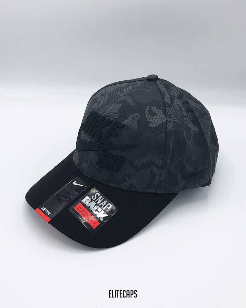 Black NK SB Drippy Baseball Cap - C0320