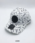 NKE White Paris Pattern Baseball Cap - C0606