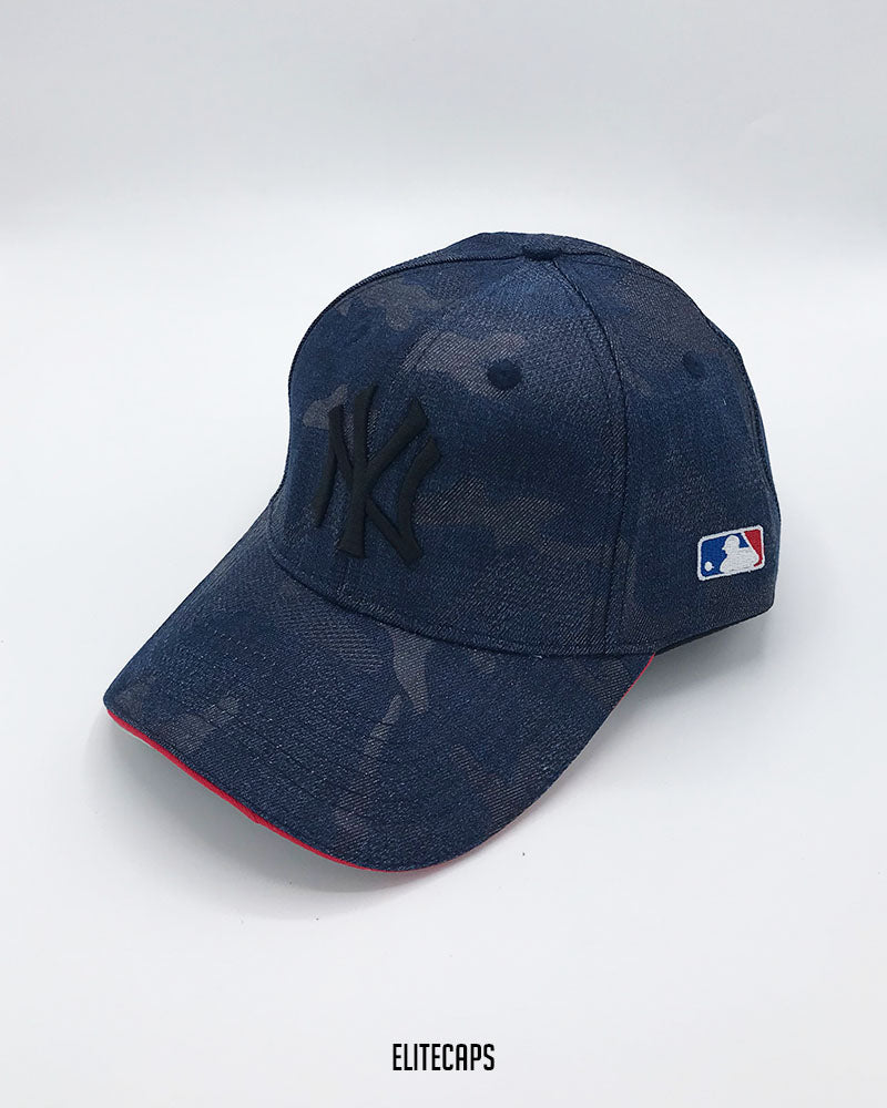 NY Blue Camo New ERA Baseball Cap - C0522