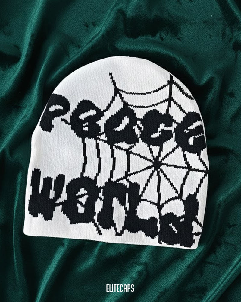 PEACE WORLD Spider Soft Beanie - B0130