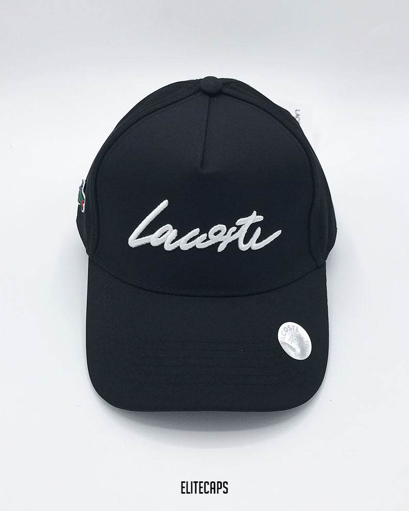 LACOSTTE Signature Black Cap - C0548