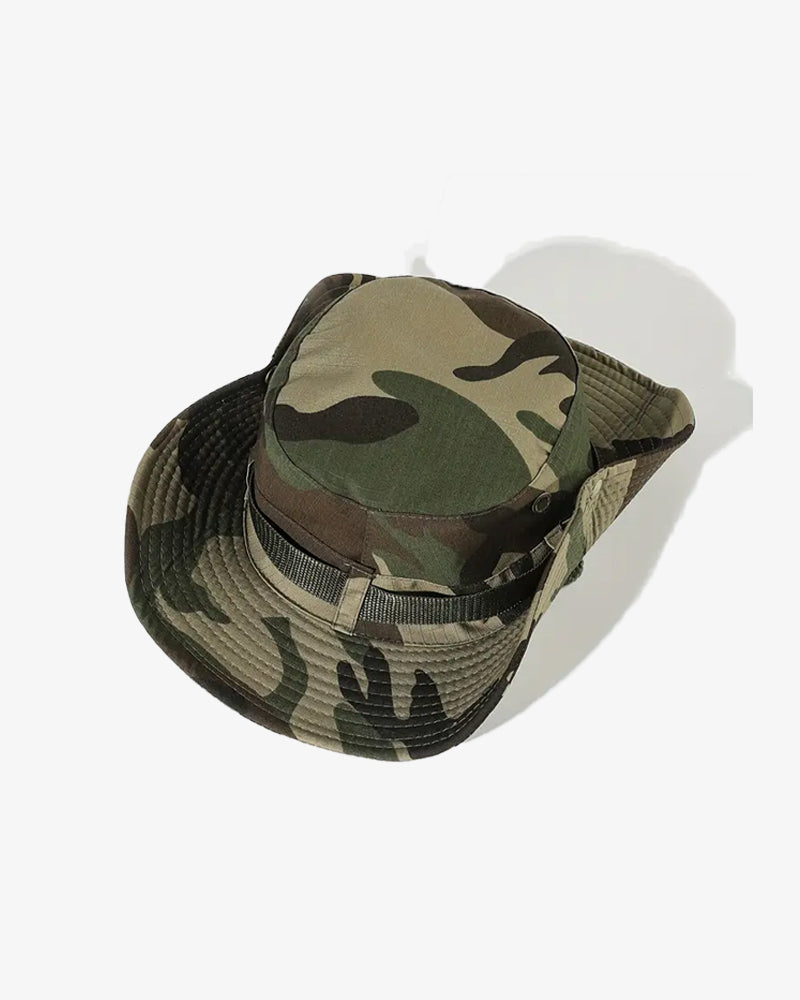 Green Camo Bucket Hat - H0112