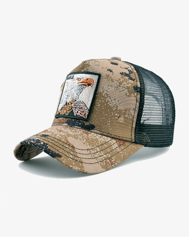 Eagle Brown Camo Mesh Cap - C0124