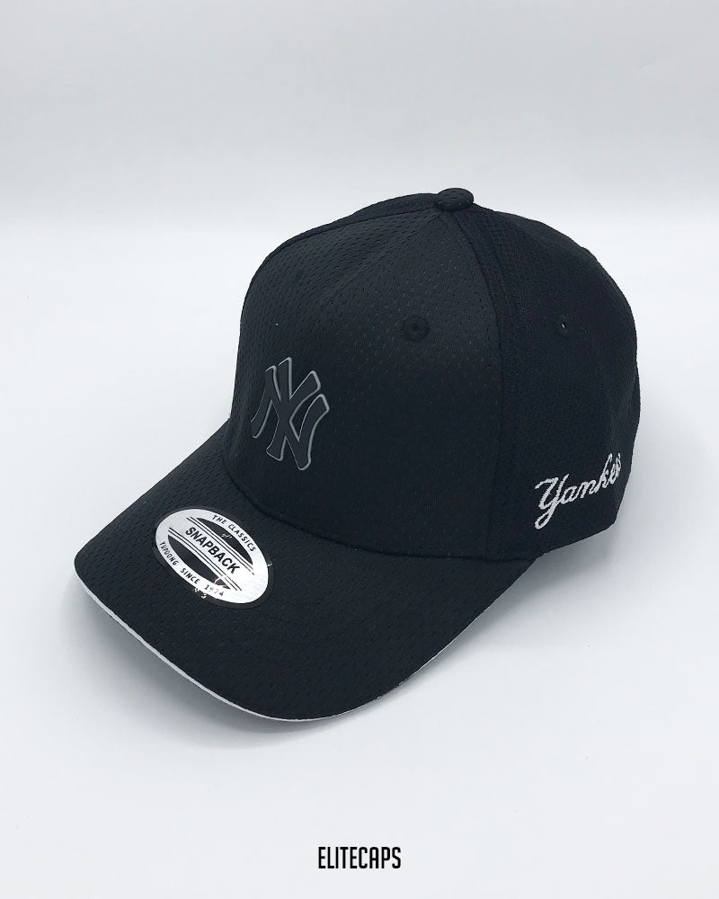 NY Black Mesh Cap - C0498