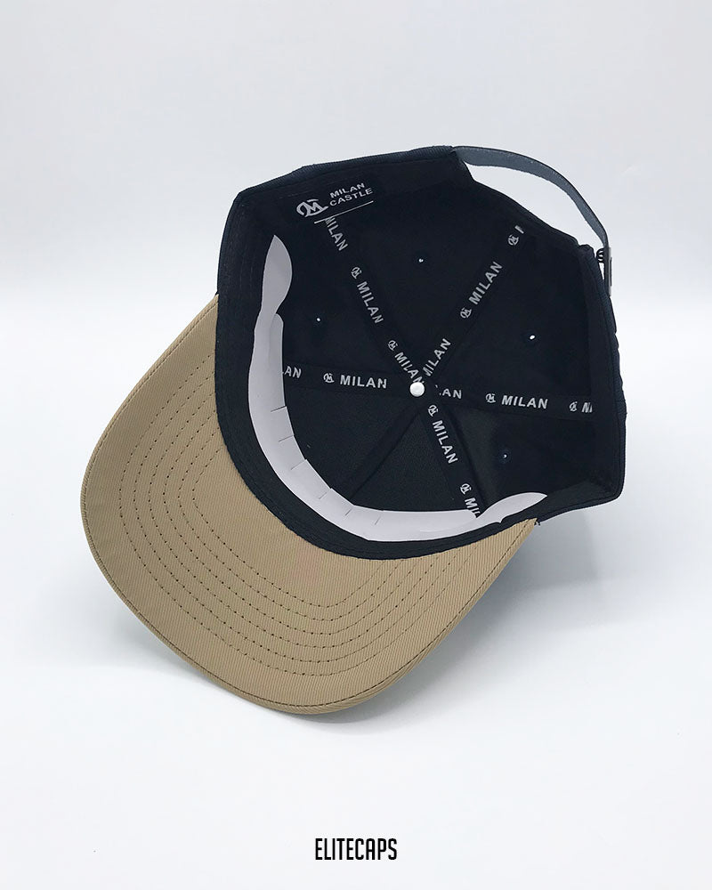 Two-Tone Navy Classic MILAN Baseball Cap - C0688