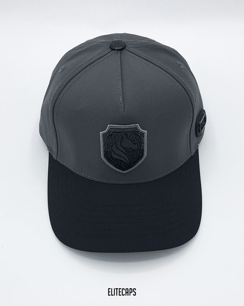 Two-Tone Grey Classic MILAN Baseball Cap - C0697