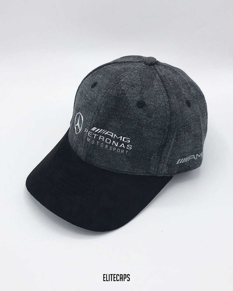 AMG Black Two-Tone Baseball Cap - C0547