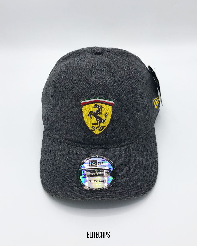 New Era FERRARI Casual Classic Grey Strapback Cap - C0492