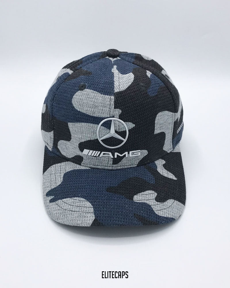 AMG Blue Camouflage Motorsport Cap - C0699