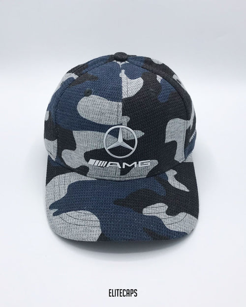 AMG Blue Camouflage Motorsport Cap - C0699