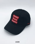 BOLD Black Embroidered Baseball Cap - C0574