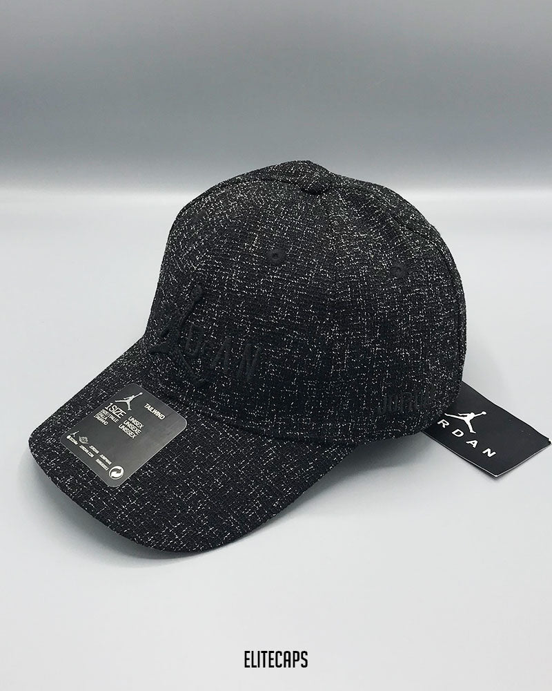 JDN Black Sparkle Texture Baseball Cap - C0401