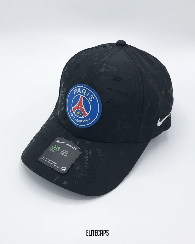 Paris NKE Black Baseball Cap - C0543