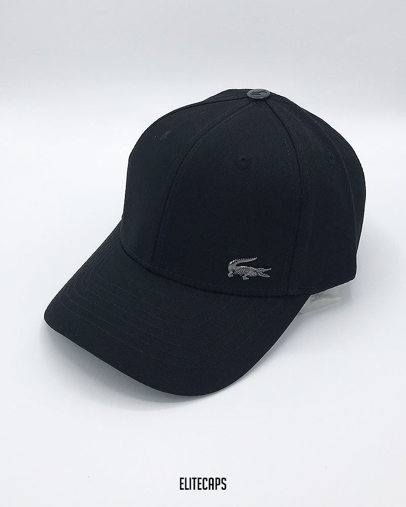 LACOSTTE Classic Fit Signature Black Cap - C0671
