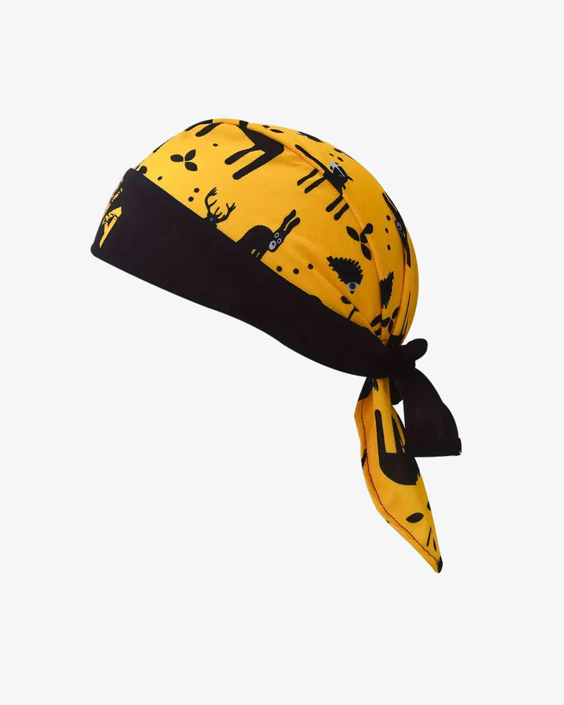 Yellow Pirate Quick-Dry Biker Bandana - B016