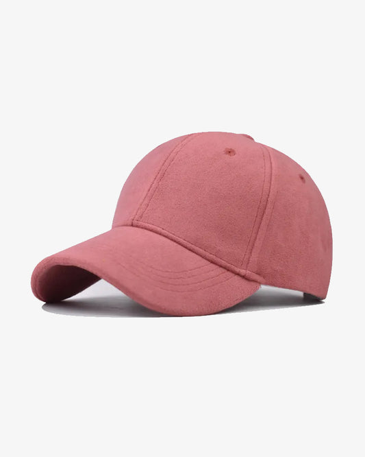 Basic Pink Suede Cap - C0188