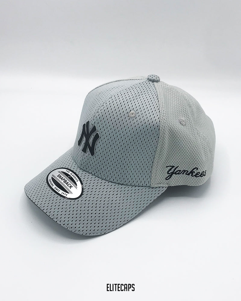 NY Grey Mesh Cap - C0291