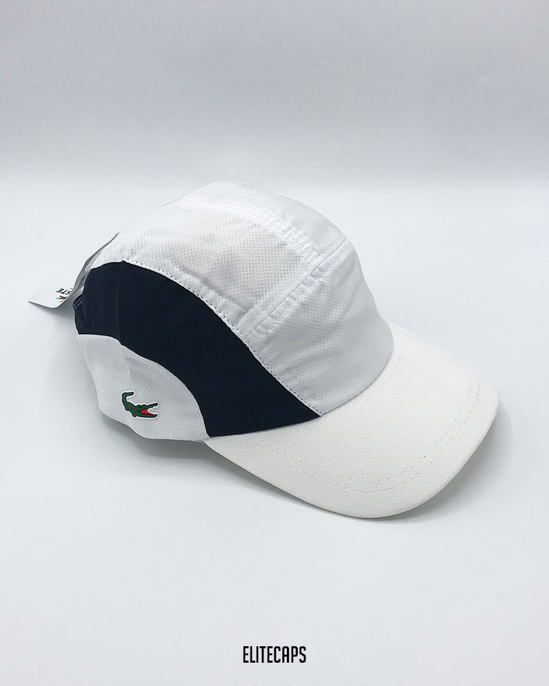 LACOSTTE White Paneled Cap - C0595