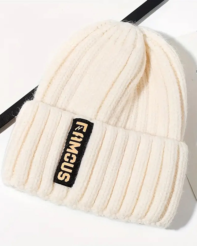 Soft Woolen Crochet Beanie (White) - B0102