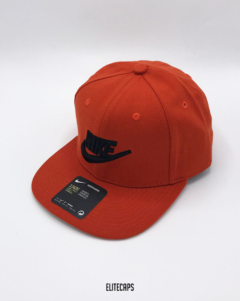 NKE Classic Orange Snapback Cap - C0560