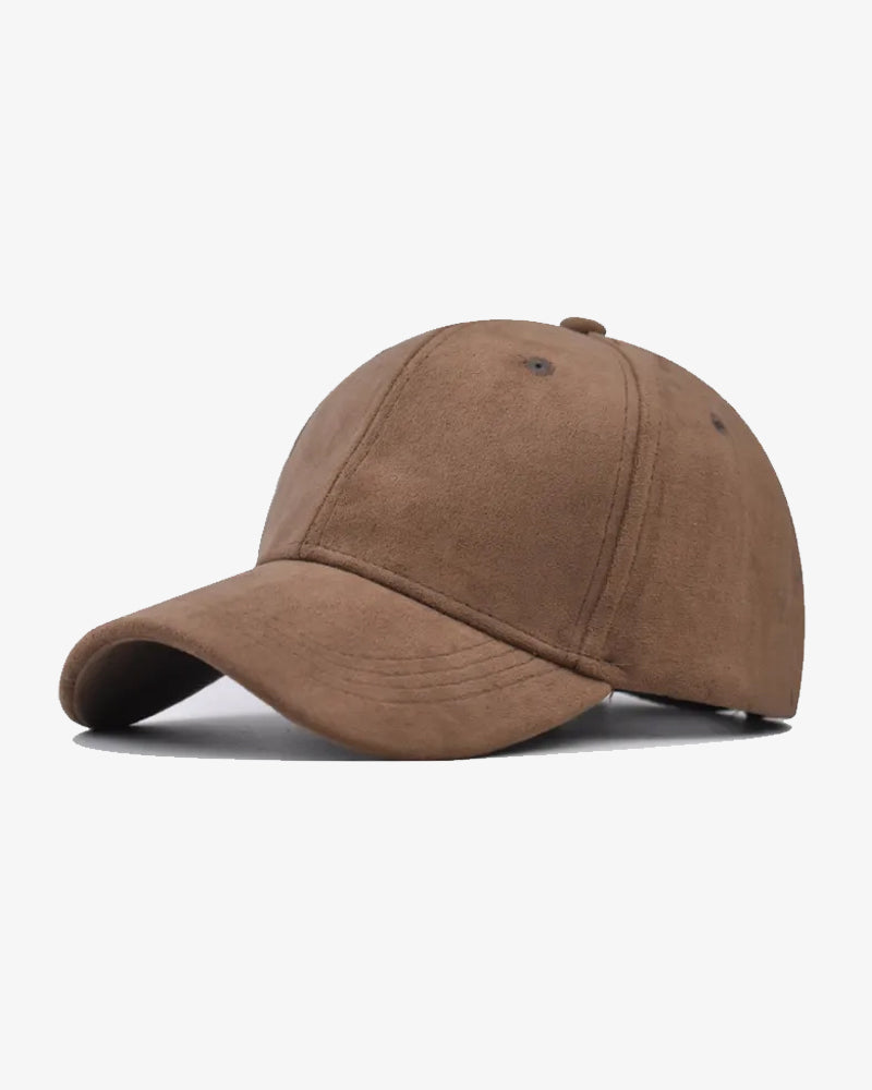 Basic Brown Suede Cap - C0189