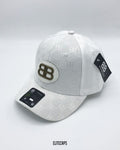 BALCGA White Pattern Short Brim Baseball Cap - C0508