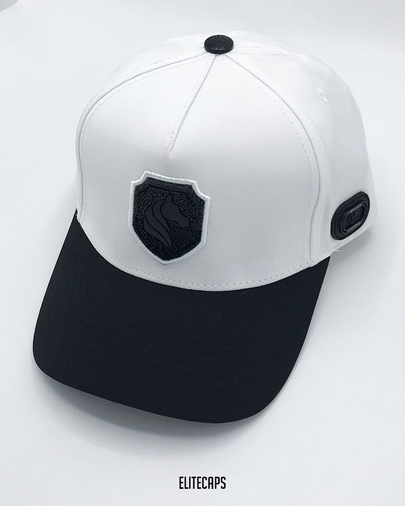 Two-Tone White Classic MILAN Baseball Cap - C0643