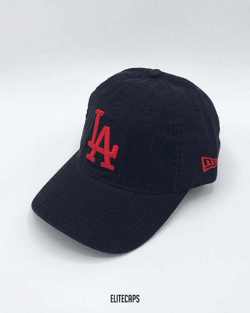 New Era LA Casual Classic Black Strapback Cap - C0573