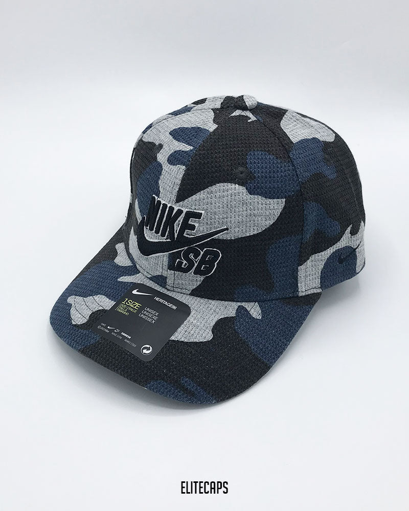NKE Blue Camo Baseball Cap - C0566