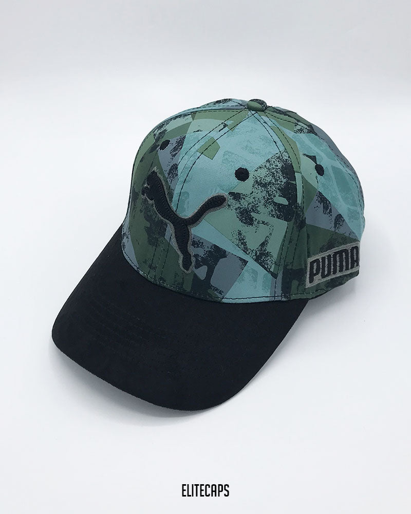 PUMA Green Two-Tone Baseball Cap - C0519