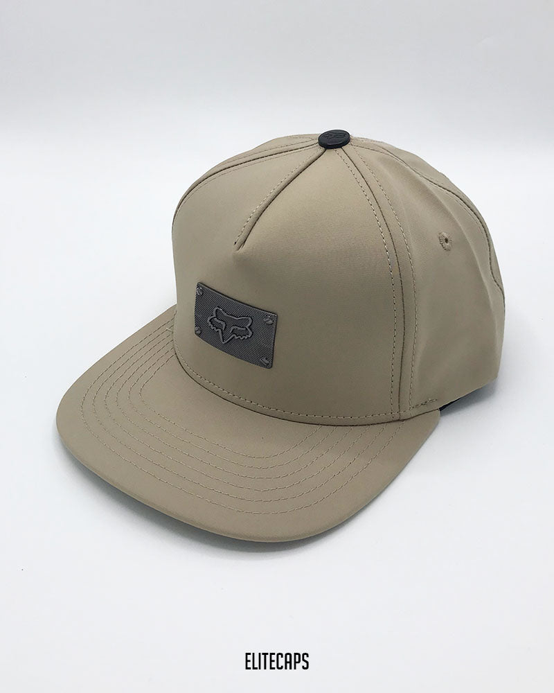 Beige FOX Signature Snapback Cap - C0645