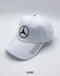 White Mercedes Sports Cap - C0517