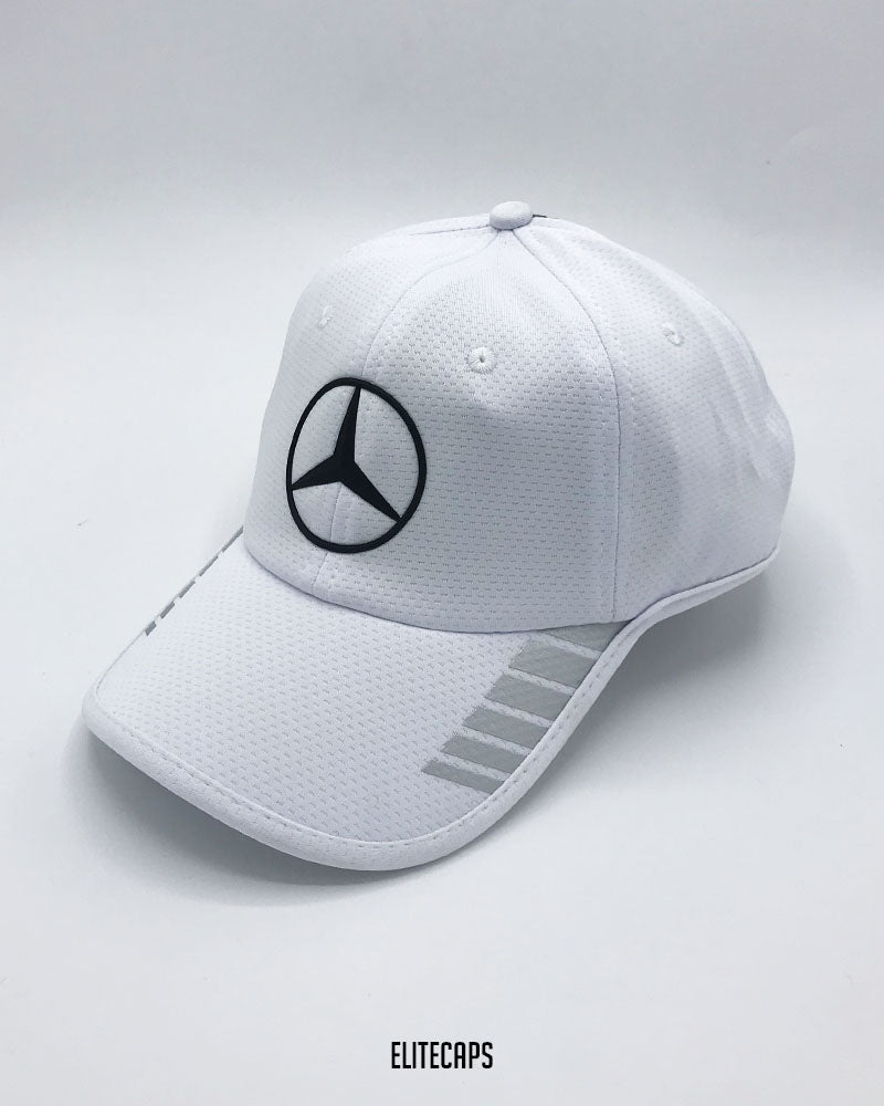 White Mercedes Sports Cap - C0517