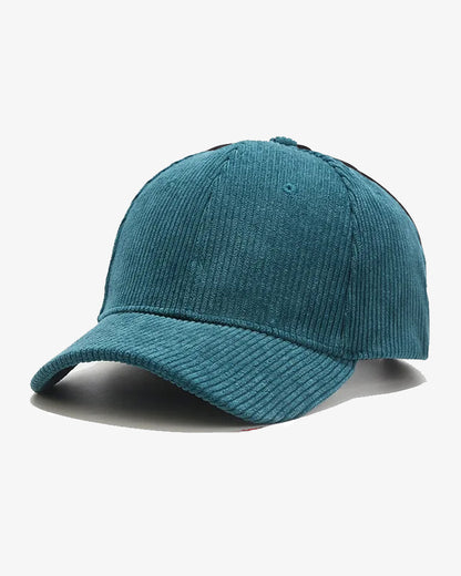 Classic Teal Corduroy Cap - C0142